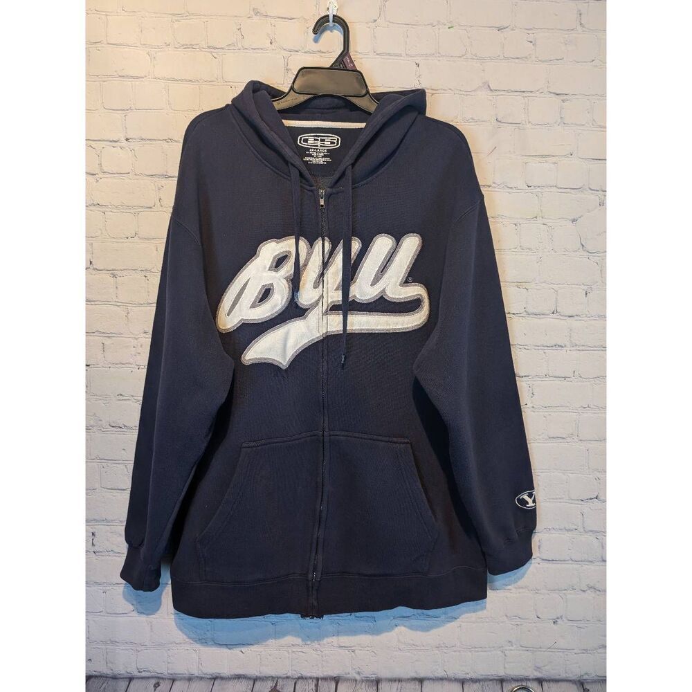 E5 high quality BYU college campus hoodie 2x